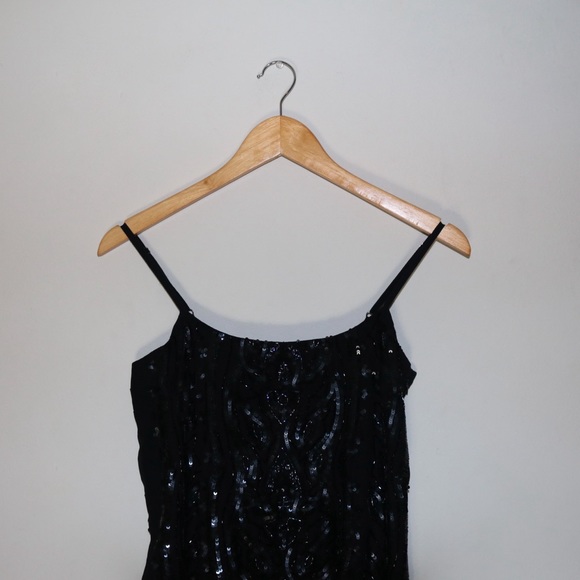 Needle & Thread Ebony Sequined Crepe Dress - Picture 6 of 13